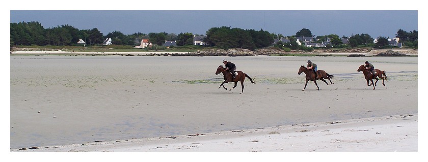 entrainement sur la plage