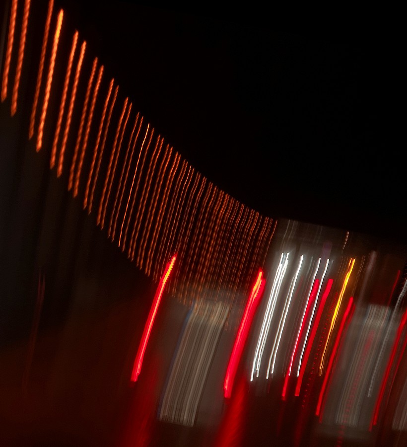  flou de bougé verticale tunel périphérique parisien