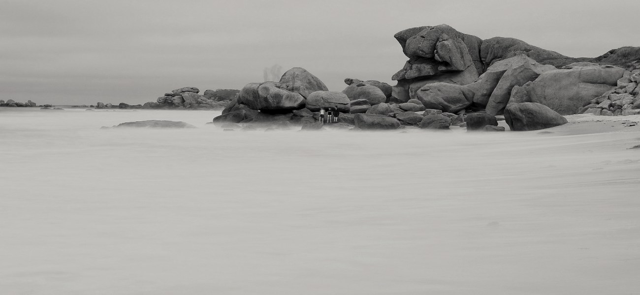 pose longue à Kerlouan, rochers, Kerlouan, finistère, bretagne 