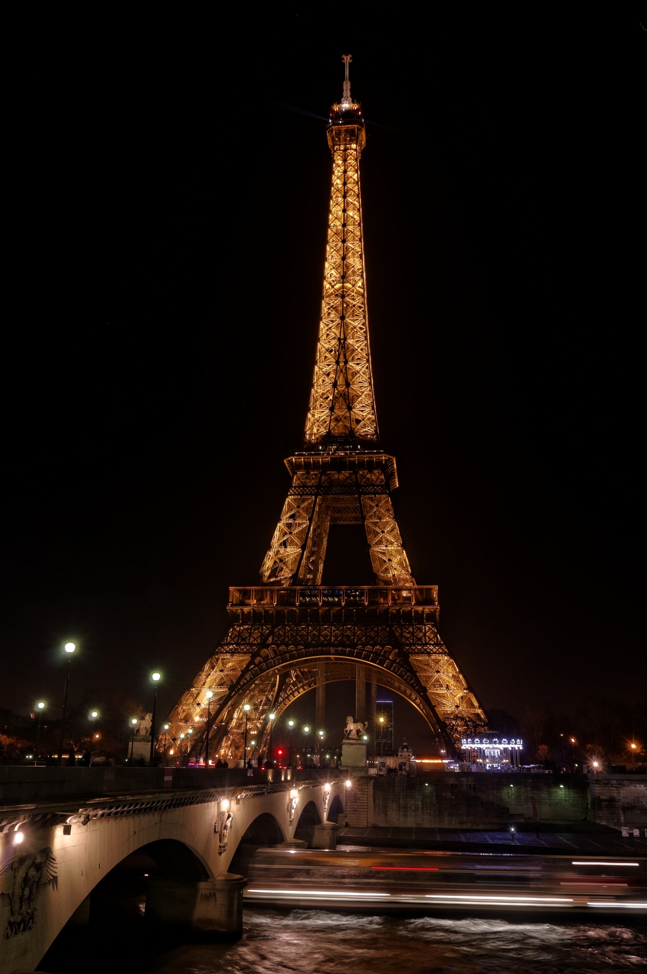 Paris, Tour Eiffel, Tour Effeil de nuit, Paris by night, Pont d'Iena, photos de nuit