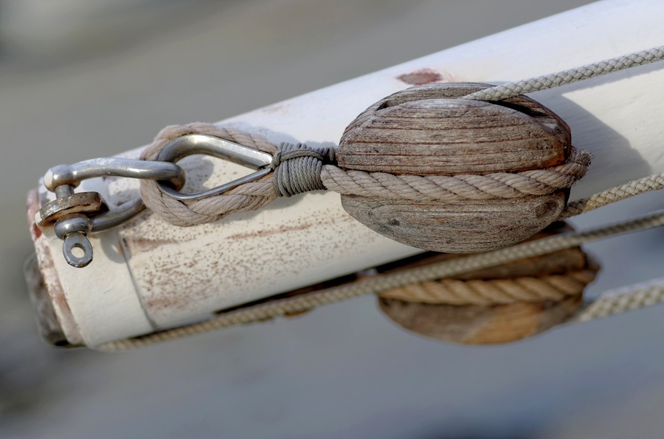 poulie bateau, détail marin, port de korejou, Plouguerneau, finistère, bretagne