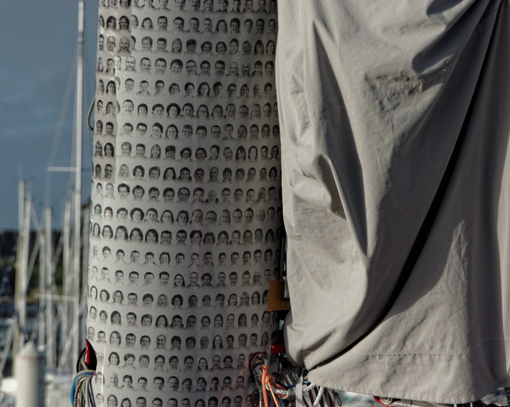 mat maxi trimaran Sodebo, maxi trimaran Sodebo, port de Brest, Brest, bretagne, finistère