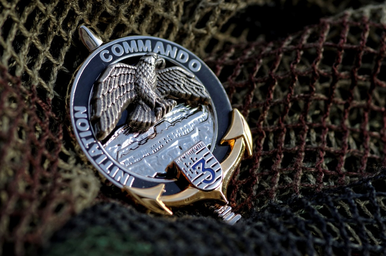 stage commando, initiation stage commando, médaille, Penthièvre, fort de Penthièvre, 3e RIMA, nature morte,