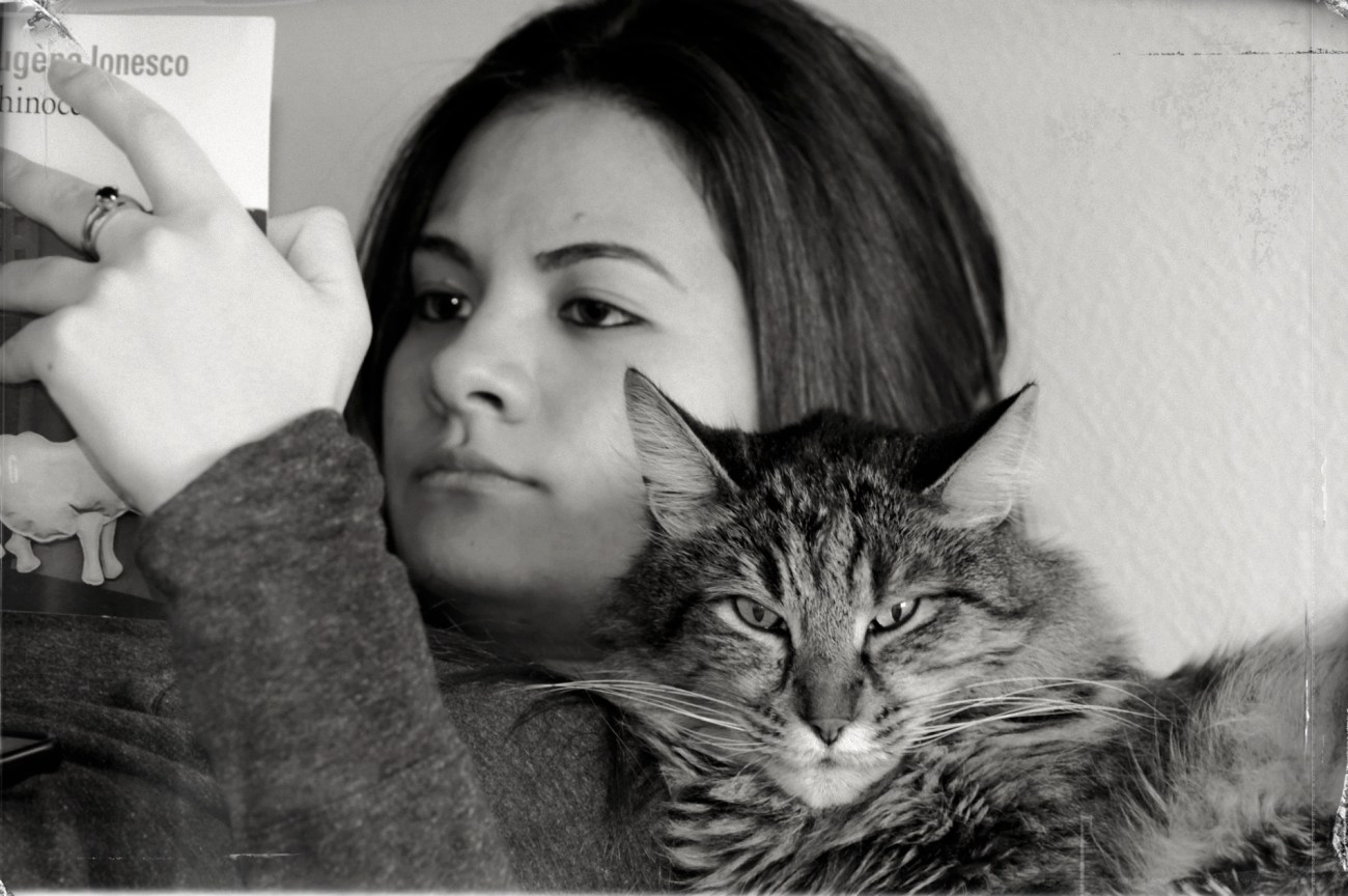 portrait N&B, Chloé, Anaximandre, noir et blanc