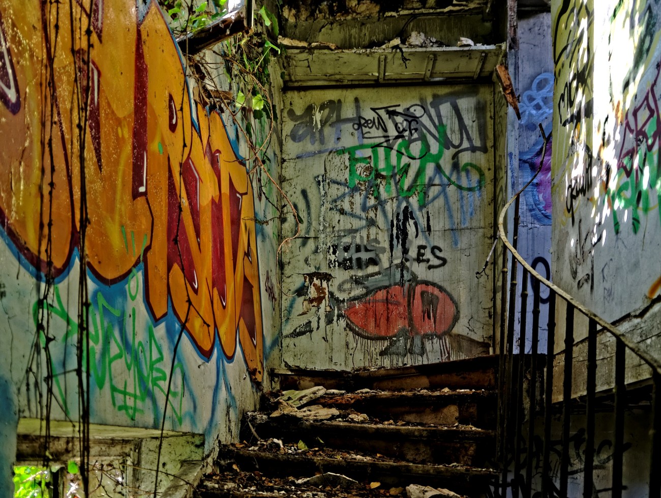 maison abandonnée, urbex, exploration urbaine, île de la Dérivation, Carrière sous Poissy