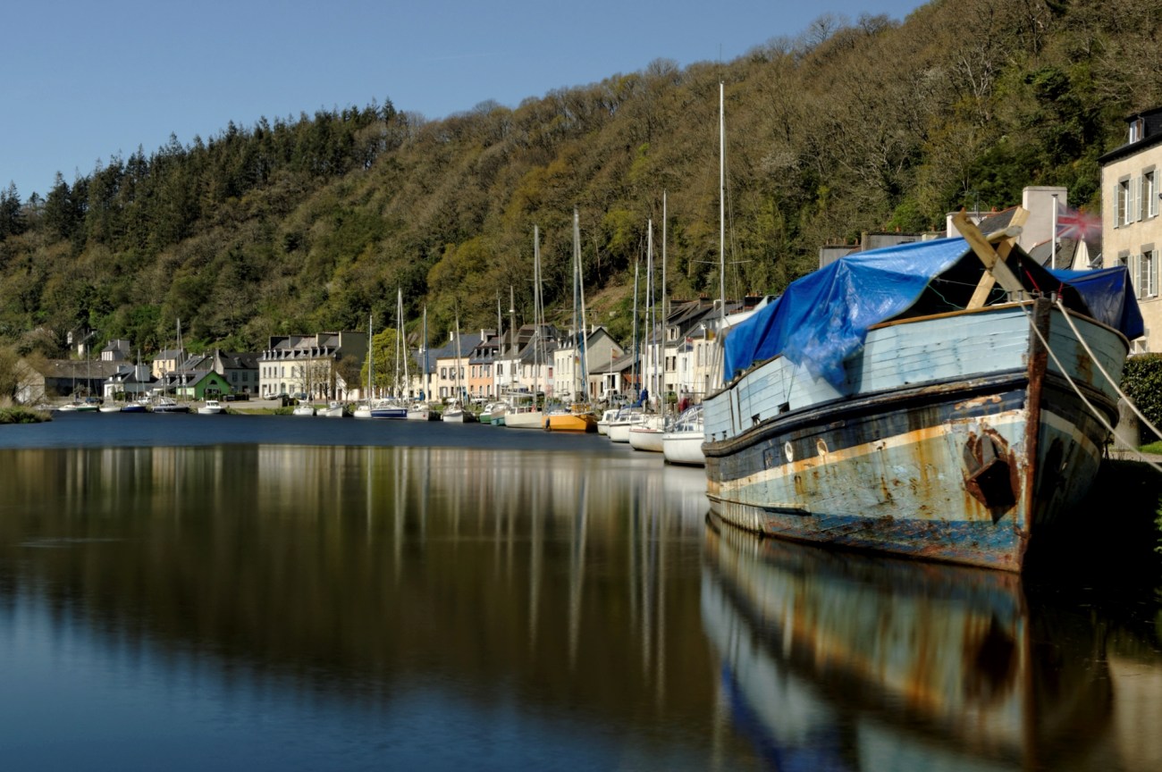 Port Launay, pose longue, bretagne, finistère