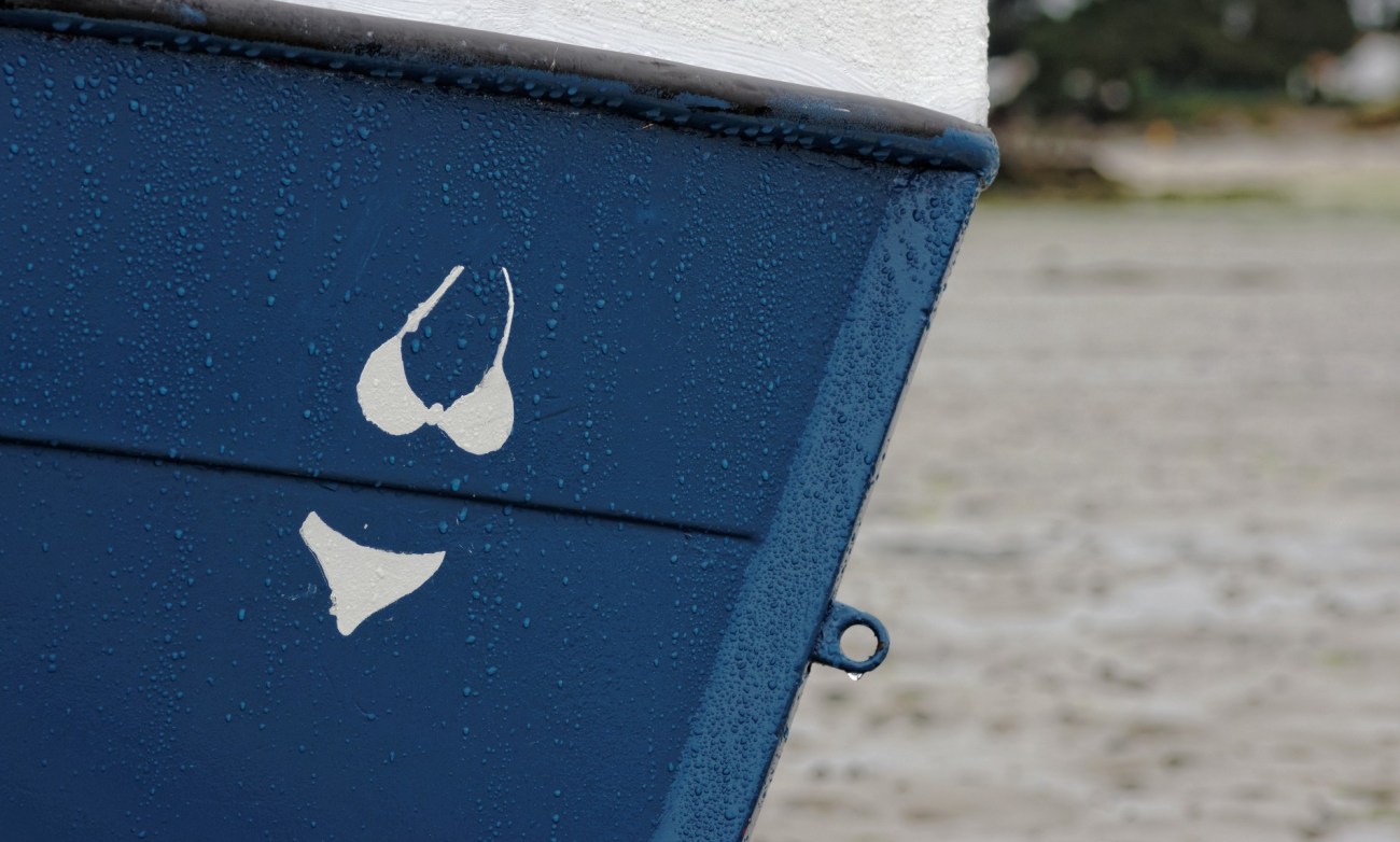 bateau, Koréjou, Plouguerneau, bikini, bretagne, finistère