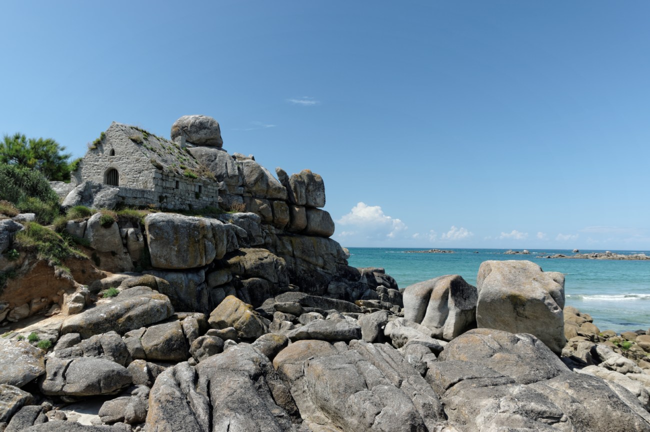 Maison de garde de Lavillo appelée aussi Ker pors srtiz ou Ode an deved. Kerfissien, Plouescat, finistère, bretagne