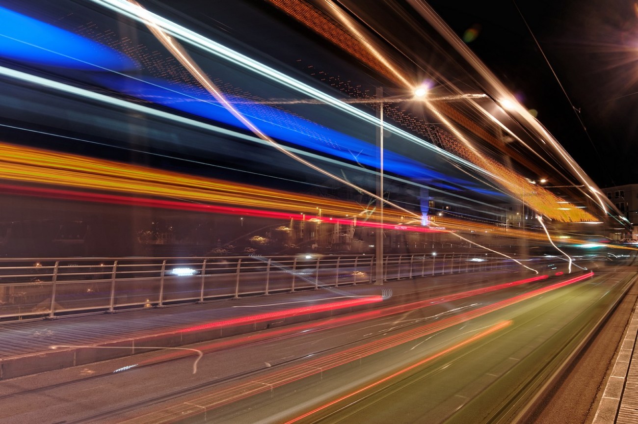 filé tramway bibus pont de Recouvrance Brest