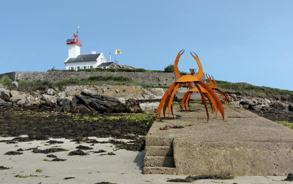 l'île Wrac'h, Lilia, Plouguerneau, finistère, bretagne, Jérome Durant, crabes métal