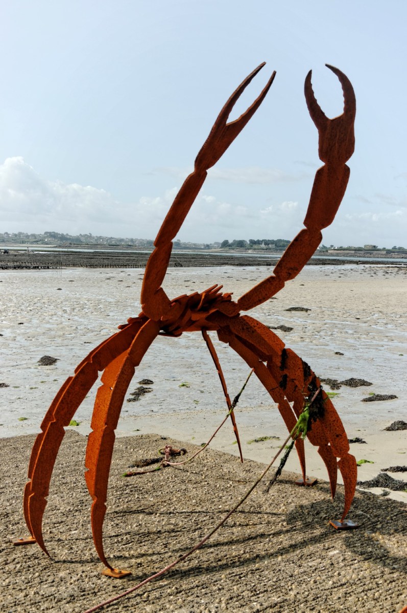 l'île Wrac'h, Lilia, Plouguerneau, finistère, bretagne, Jérome Durant, crabes métal