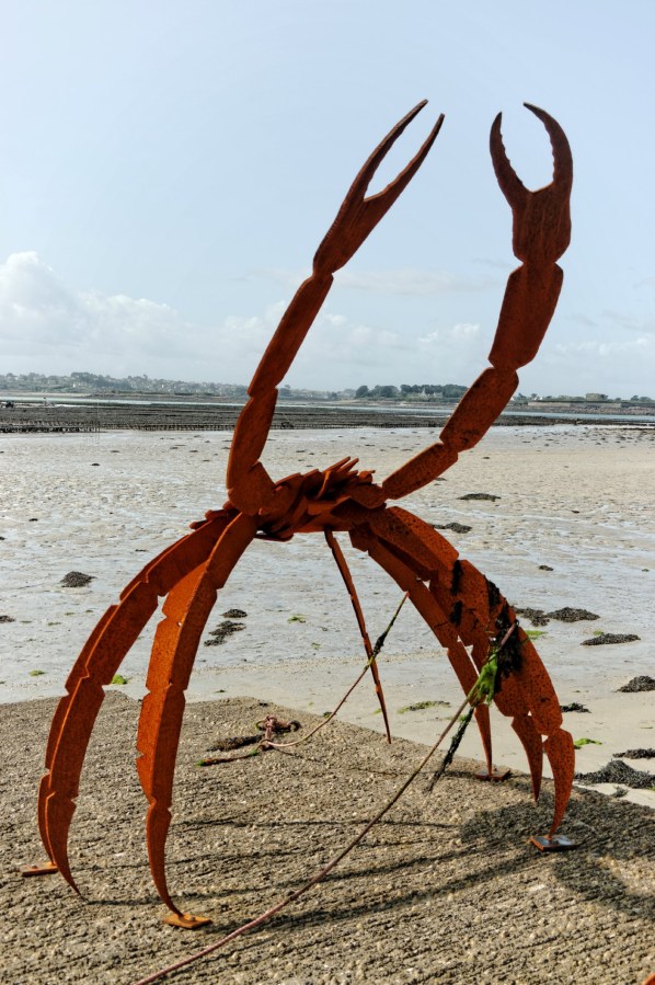 l'île Wrac'h, Lilia, Plouguerneau, finistère, bretagne, Jérome Durant, crabes métal
