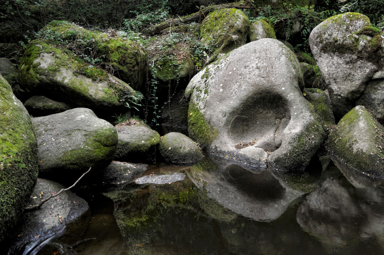 chaos d'Huelgoat, Huelgoat, rochers, mousse, finistère, bretagne