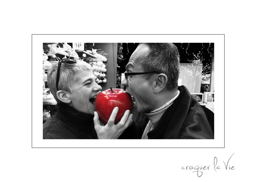 papa maman et la pomme