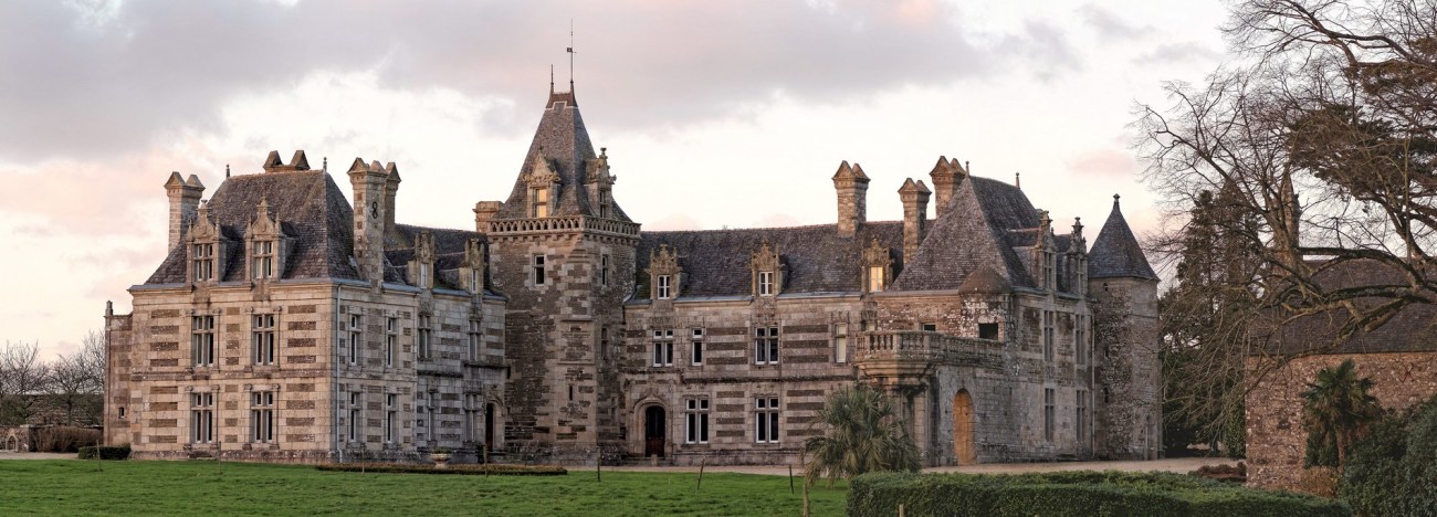 château de Keruzoret, Plouvorn, bretagne, finistère