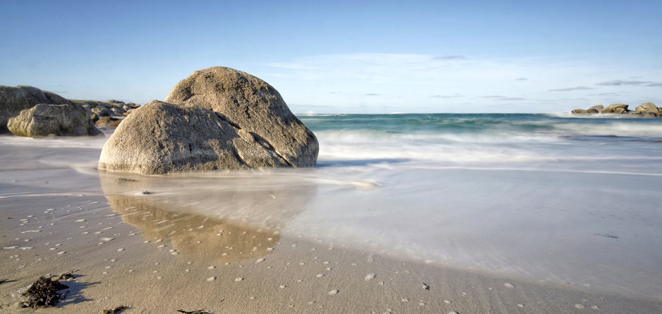 Niez Vran, île aux Vaches, Kerlouan, Finistère, Bretagne, pose longue, rochers, plage
