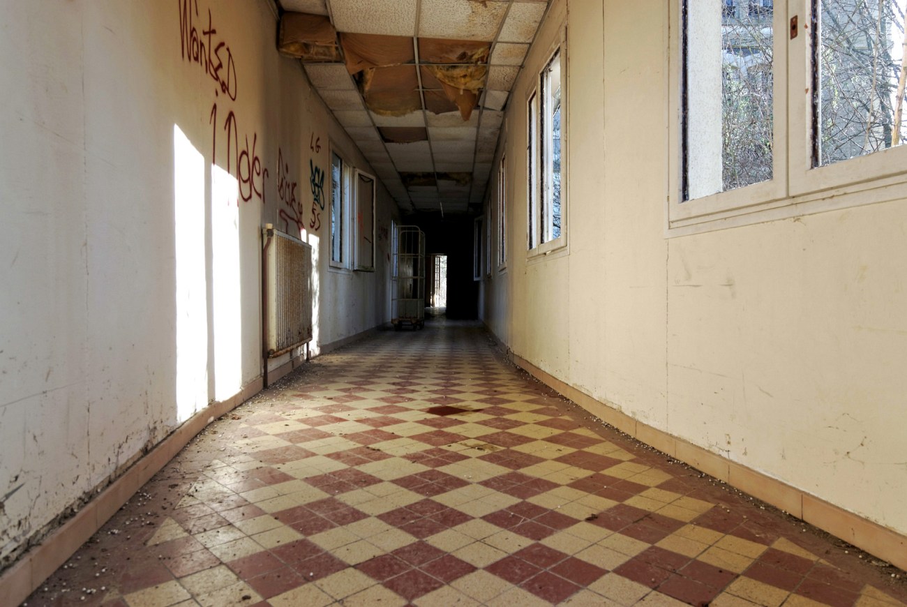 couloir sanatorium delirium, exploration urbaine, urbex