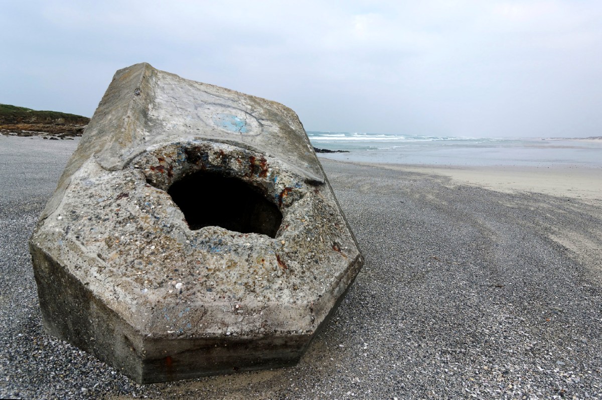 pointe de la Toche, blockhaus plage de la Torche, Plomeur, bretagne, finistère 