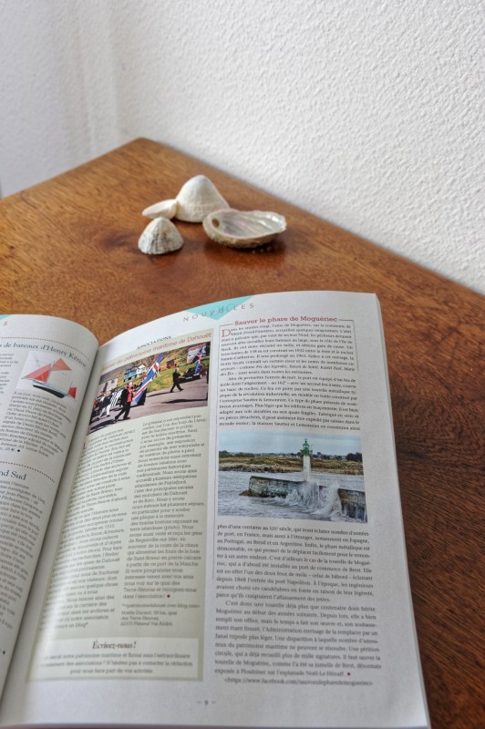 revue Chasse-Marée n° 268, publication photo revue Chasse-Marée, Moguériec, article Sauver le phare de Mogueriec