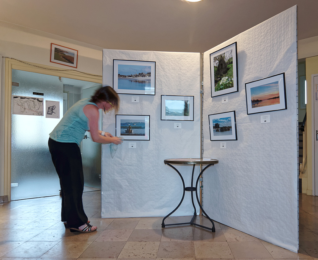 expo photos "trofoto" Guissény, locaux Mairie