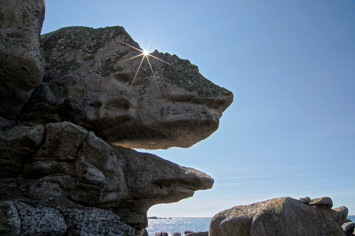 Rochers, Paréidolie, île aux Vaches, Kerlouan, finistère, bretagne