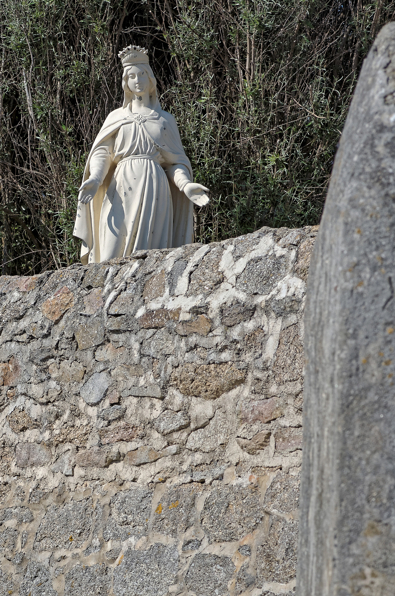 plan serré Marie Venelle à Brignogan, venelle à Brignogan, Vierge Marie , Assomption, , Brignogan-Plages, Bretagne, Finistère