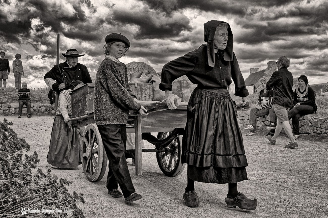 ménéham 300 ans d'histoire cariole N&B