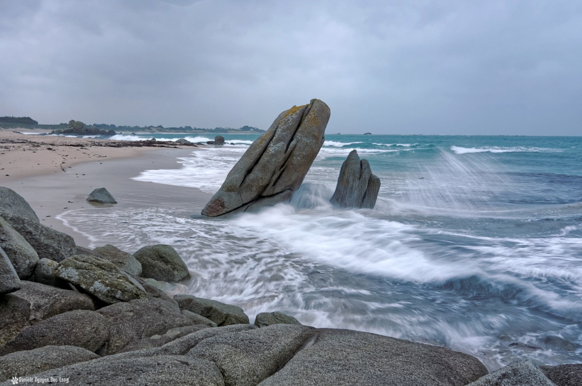 splach aux Amiets 01, plage des Amiets, Cléder, pose longue, bretagne, finistère