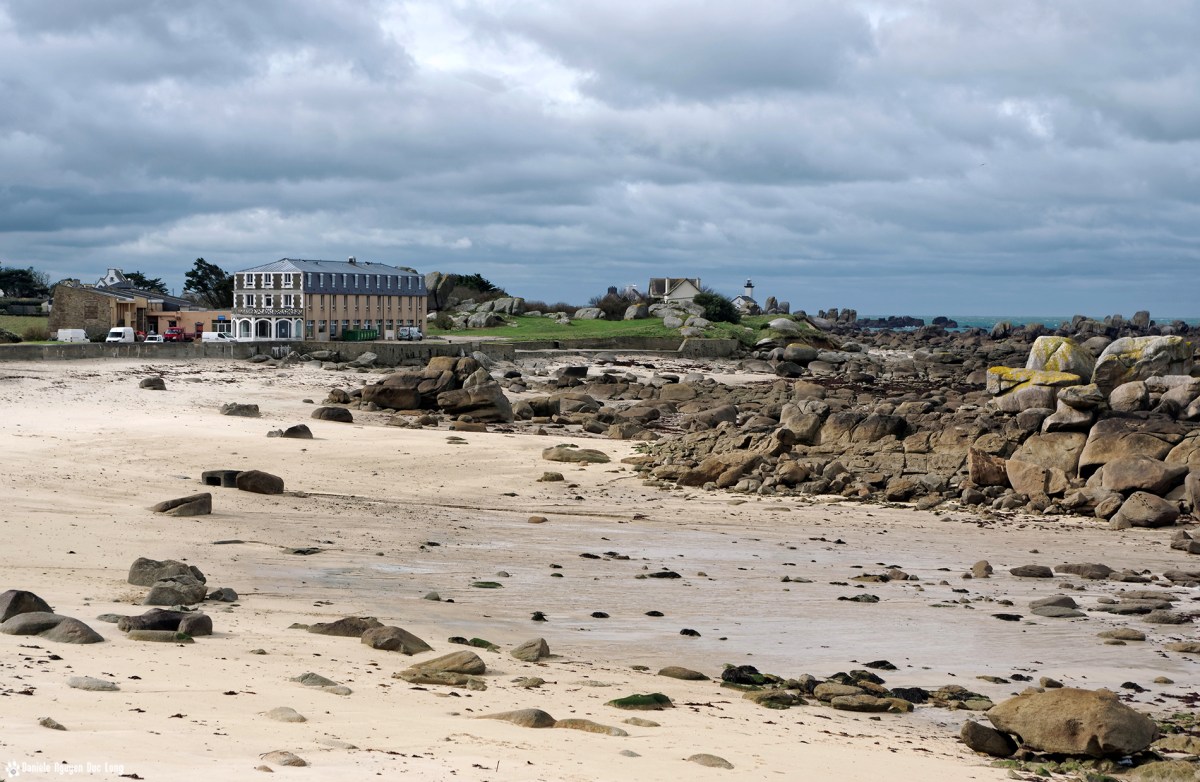 hôtel de la mer grève des chardons bleus brignogan vue d'ensemble, hôtel de la mer, Brignogan, Bretagne, Finistère