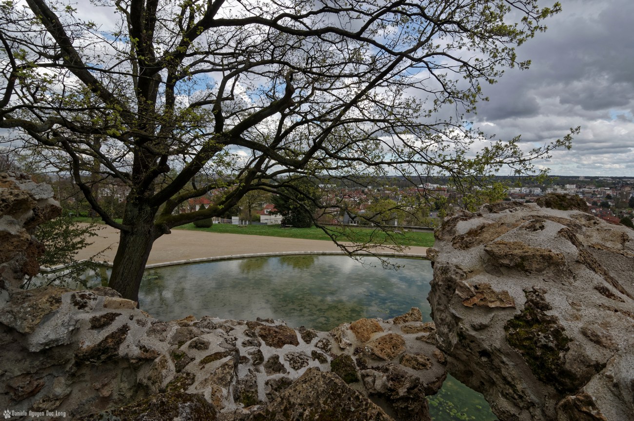 grottes de Juvisy vue depuis le haut des rocailles (1)