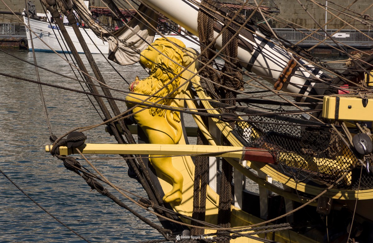 Brest 2016 Proue Hermione, Brest 2016, Fête Maritime de Brest 2016, Bretagne, Finistère 