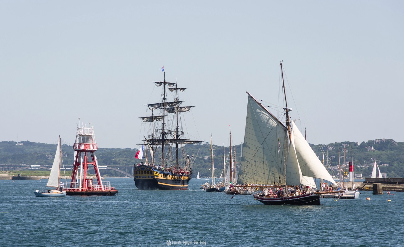 Brest 2016 sortie de l'Etoile du Roy du Port ,Brest 2016,Fête Maritime Brest 2016, Bretagne, Finistère