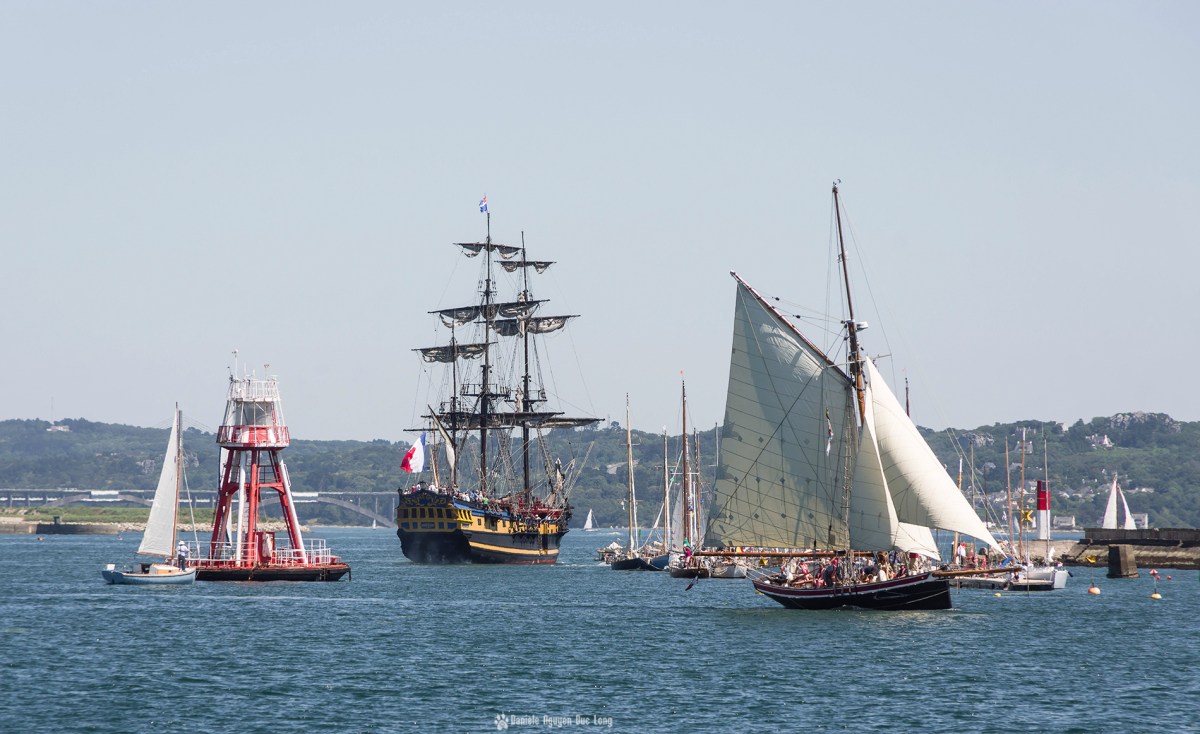 Brest 2016 sortie de l'Etoile du Roy du Port ,Brest 2016,Fête Maritime Brest 2016, Bretagne, Finistère