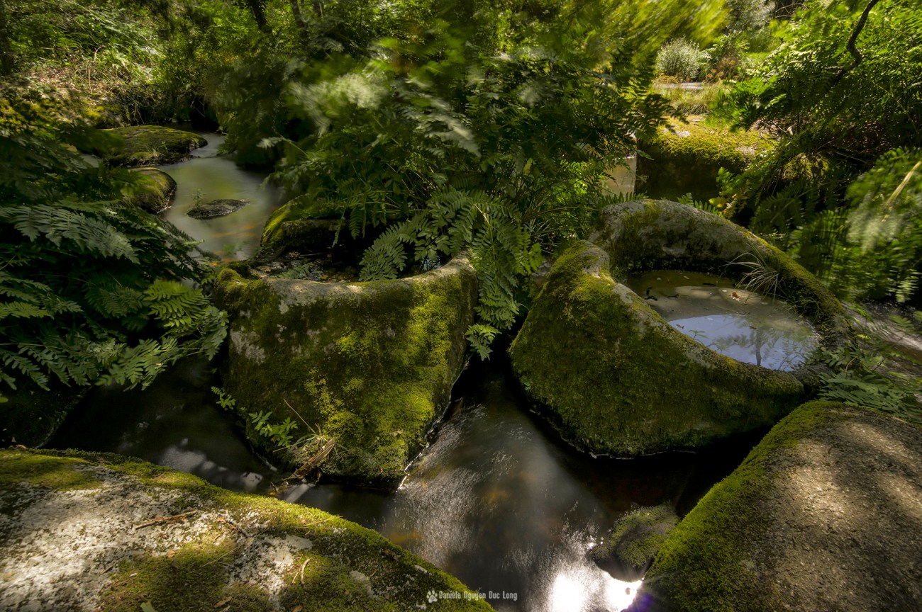 chaos mardoul pose longue auges, , pose longue entre les rochers, Chaos de Mardoul , Loqueffret, Bretagne, Finistère
