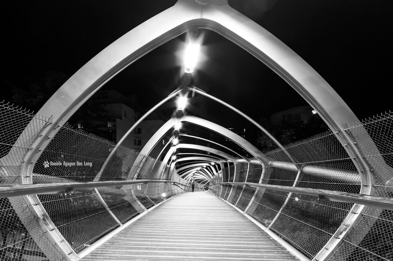 passerelle quai aux fleurs - Evry - Essonne