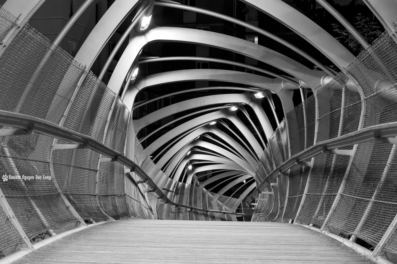 passerelle quai aux fleurs - Evry - Essonne