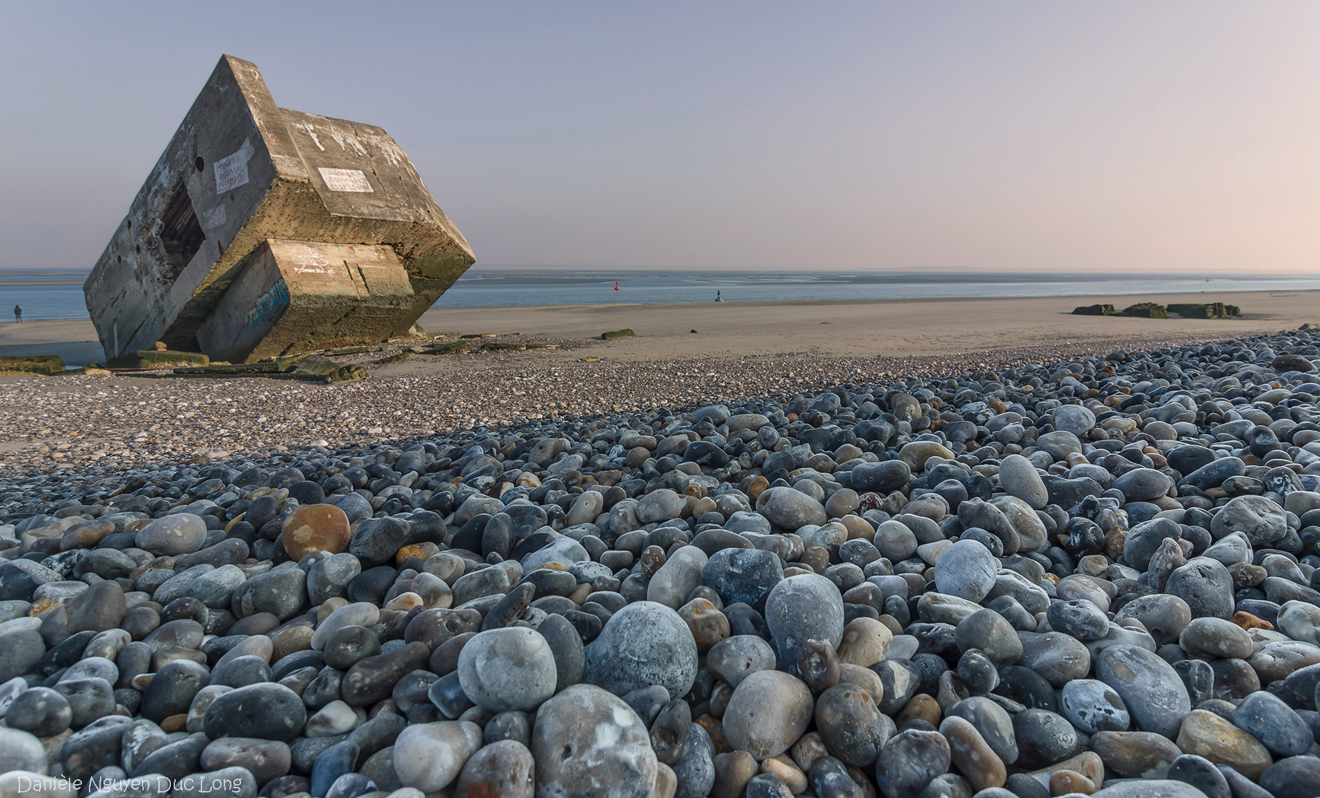 pointe du Hourdel, baie de Somme, Picardie, Hauts-de-France, blockhaus, blockhaus de Hourdel, 