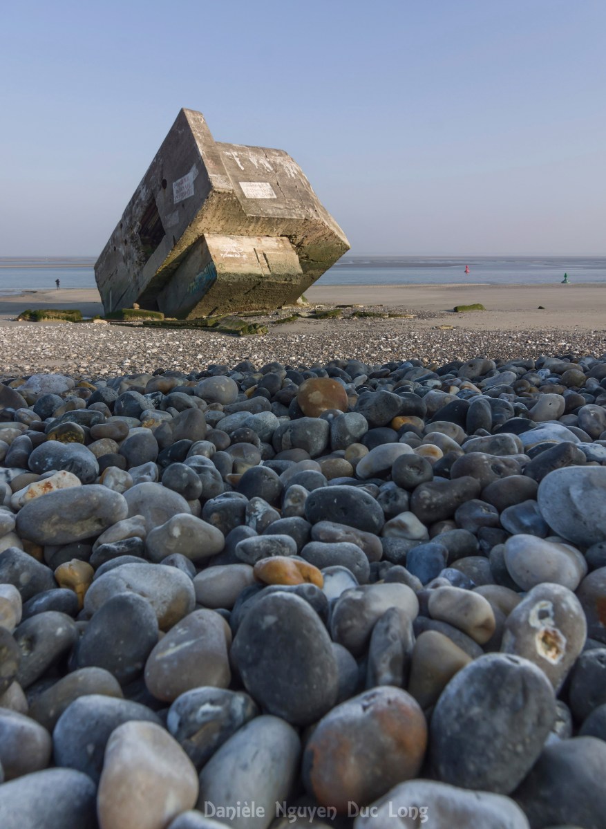 pointe du Hourdel, baie de Somme, Picardie, Hauts-de-France, blockhaus, blockhaus de Hourdel, 
