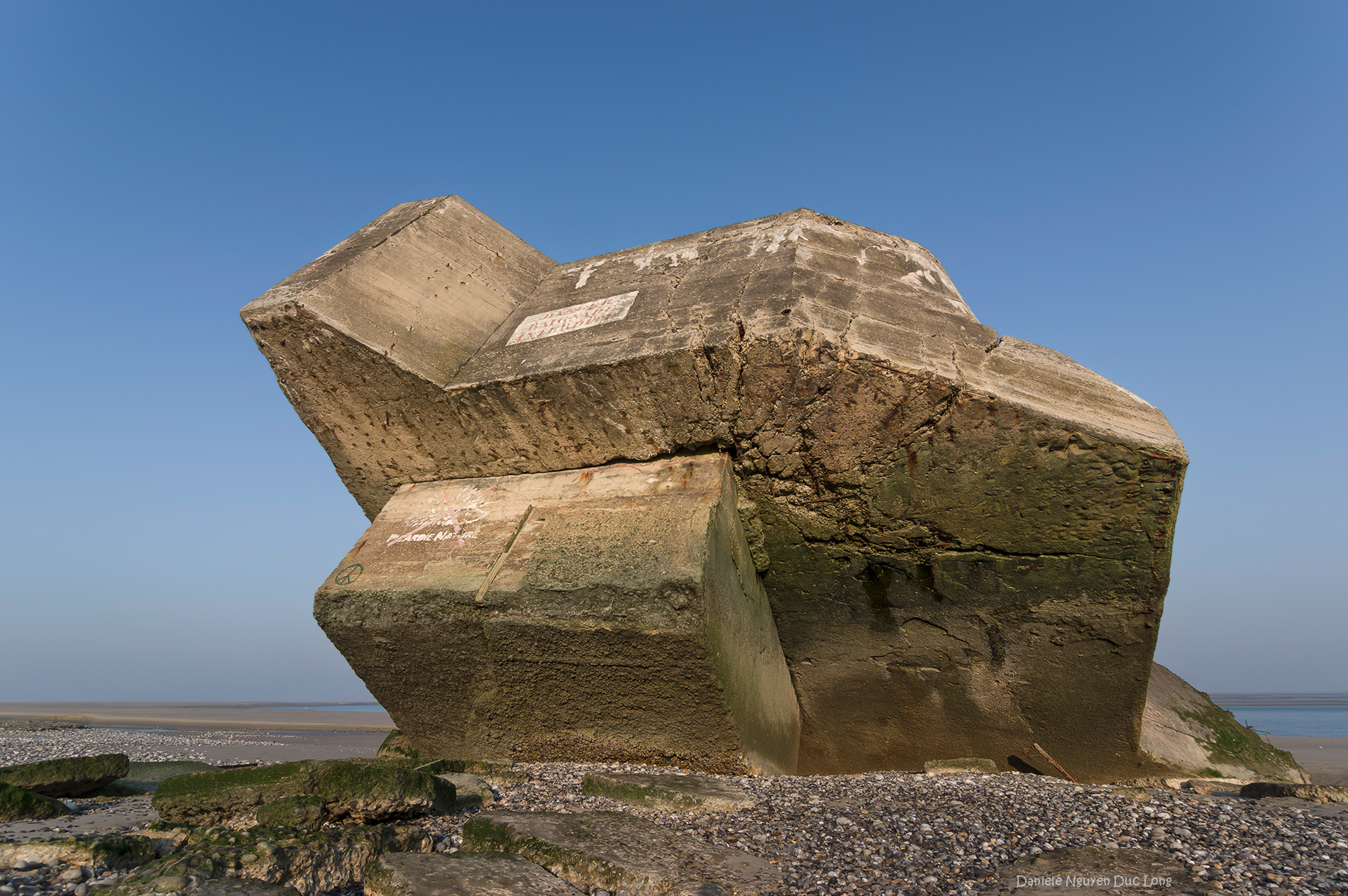 pointe du Hourdel, baie de Somme, Picardie, Hauts-de-France, blockhaus, blockhaus de Hourdel, 