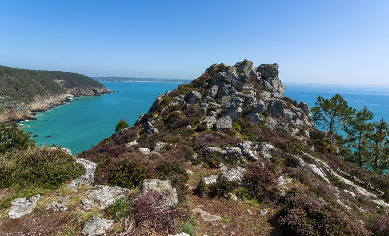 presqu'île de Crozon entre fort Kador et St-Hernot, Bretagne, Finistère, la Grande Roche presqu'île de Crozon entre fort Kador et St-Hernot, Bretagne, Finistère, la Grande Roche