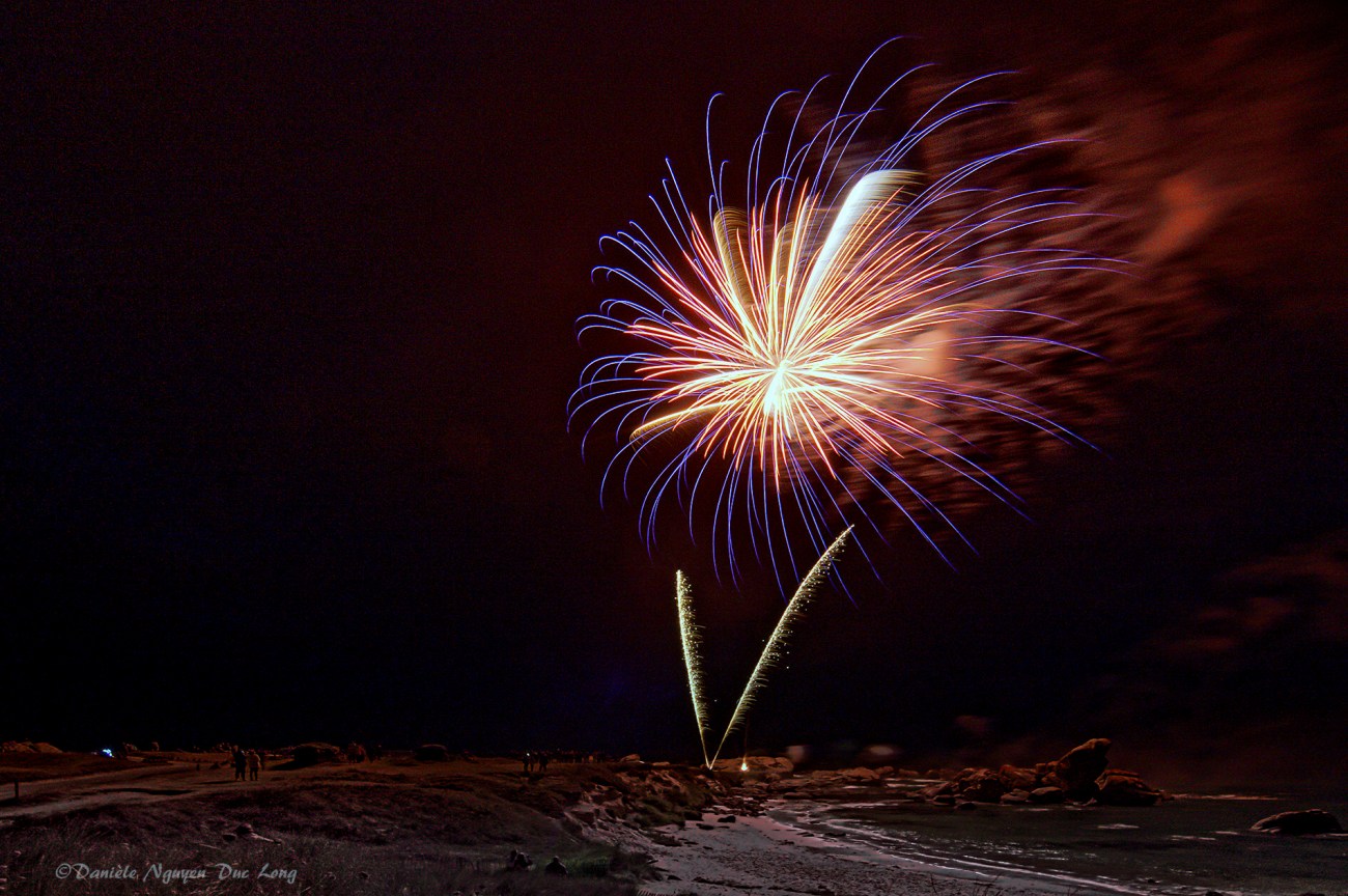feu d'artifice à Meneham 2018, Meneham, Kerlouan