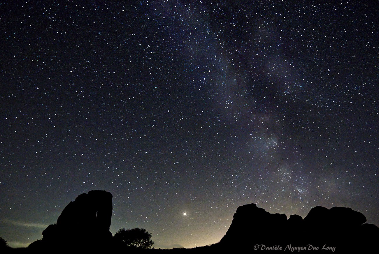 voie lactée au Barrachou à Guissény, voie lactée, Bretagne, Finistère, Guissény voie lactée au Barrachou à Guissény, voie lactée, Bretagne, Finistère, Guissény